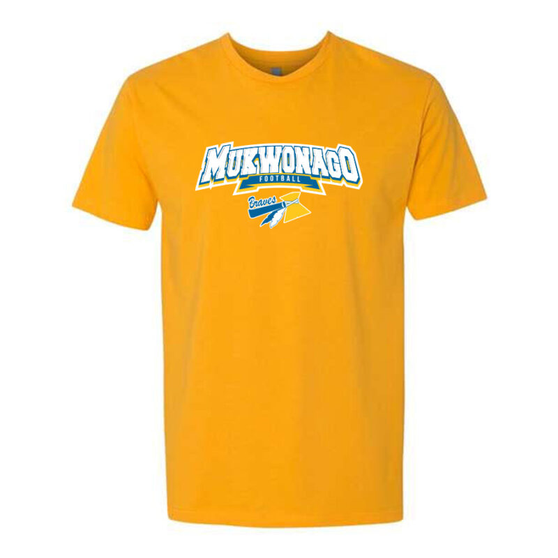 Braves Next Level Cotton Tshirt - Gold