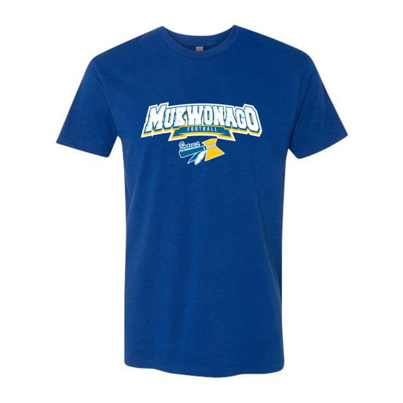 Braves Next Level Cotton Tshirt - Royal