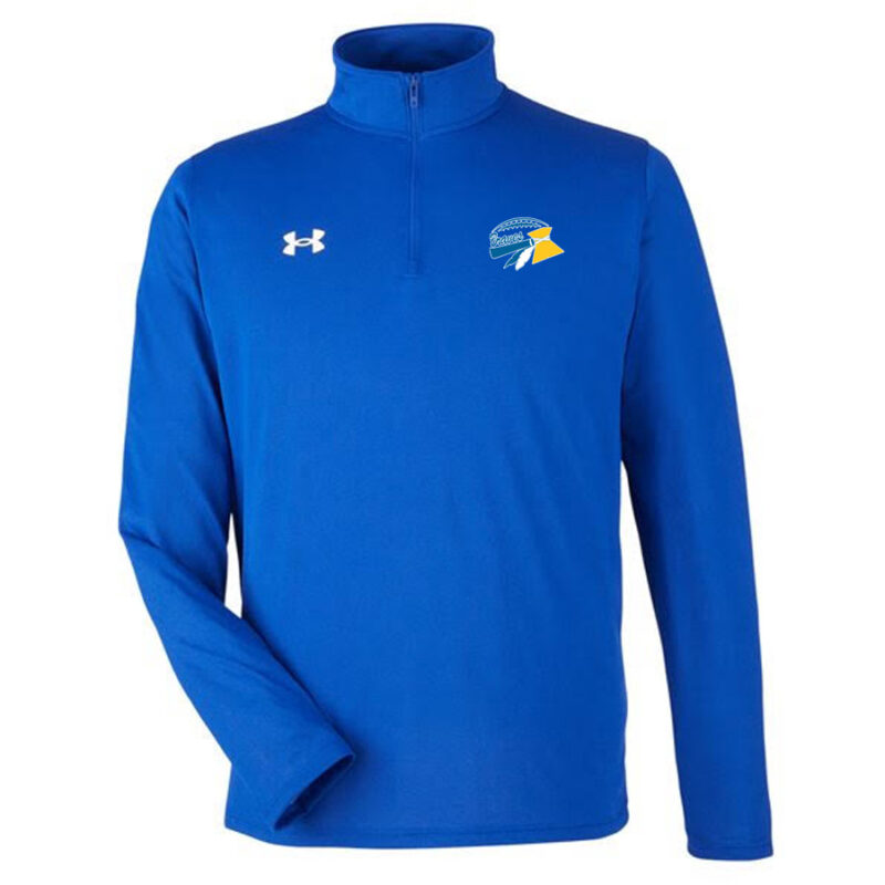 Braves Under Armour Team Tech Zip Pullover - Royal