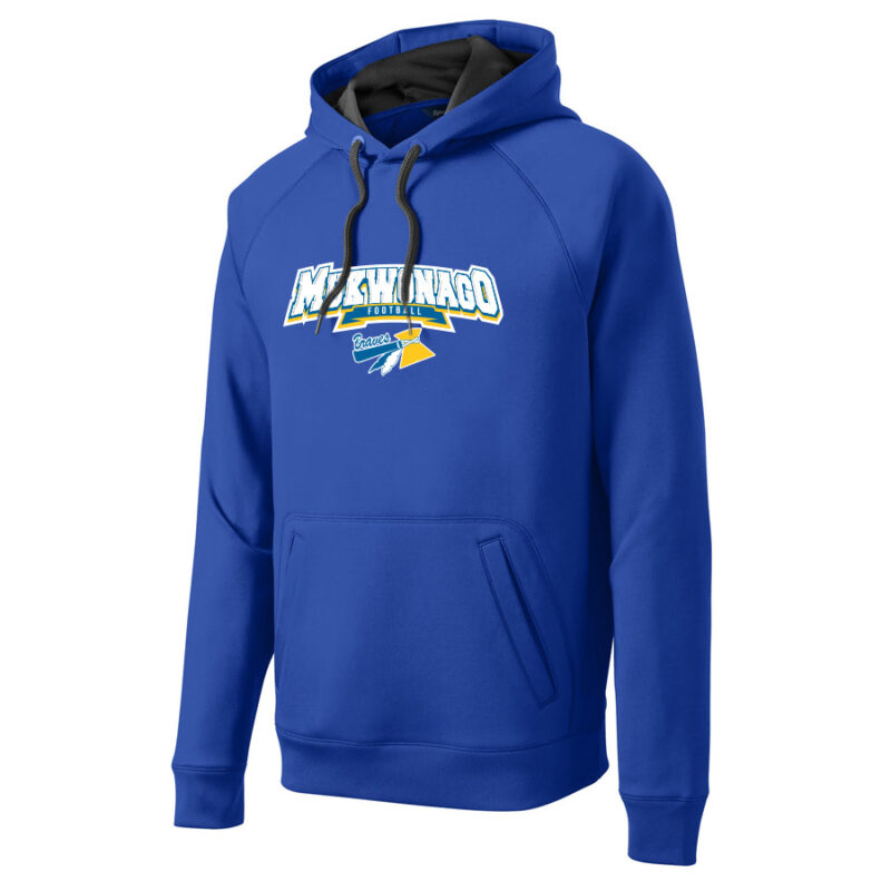 Braves Sport-Tek Tech Fleece Hooded Sweatshirt - Royal