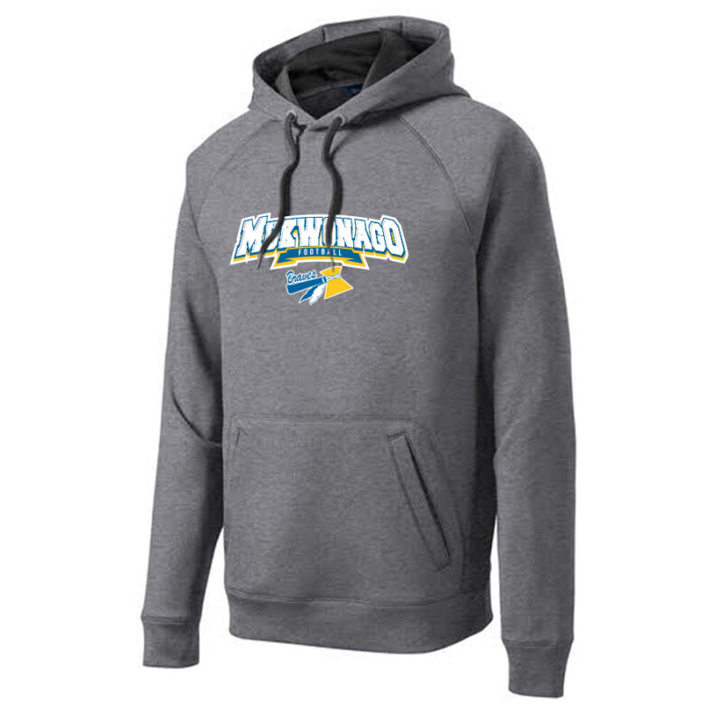 Braves Sport-Tek Tech Fleece Hooded Sweatshirt - Grey