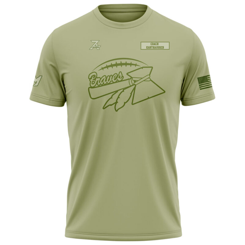 Braves Mach 5 Short Sleeve Tshirt - Green