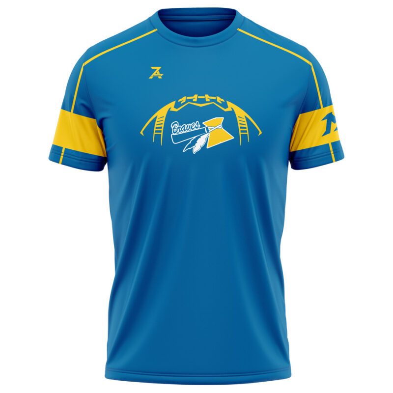 Braves Mach 5 Short Sleeve Tshirt - Royal