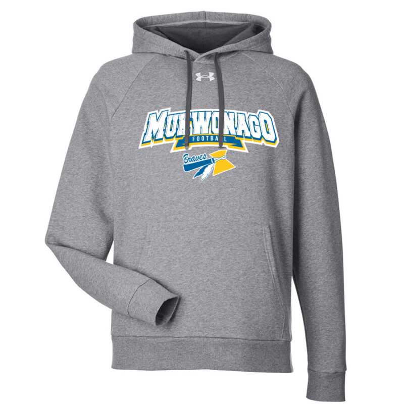 Braves Under Armour - Rival Fleece Hooded Sweatshirt - Grey