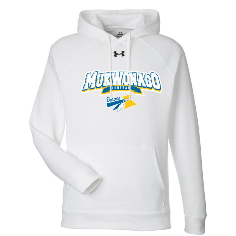 Braves Under Armour - Rival Fleece Hooded Sweatshirt - White