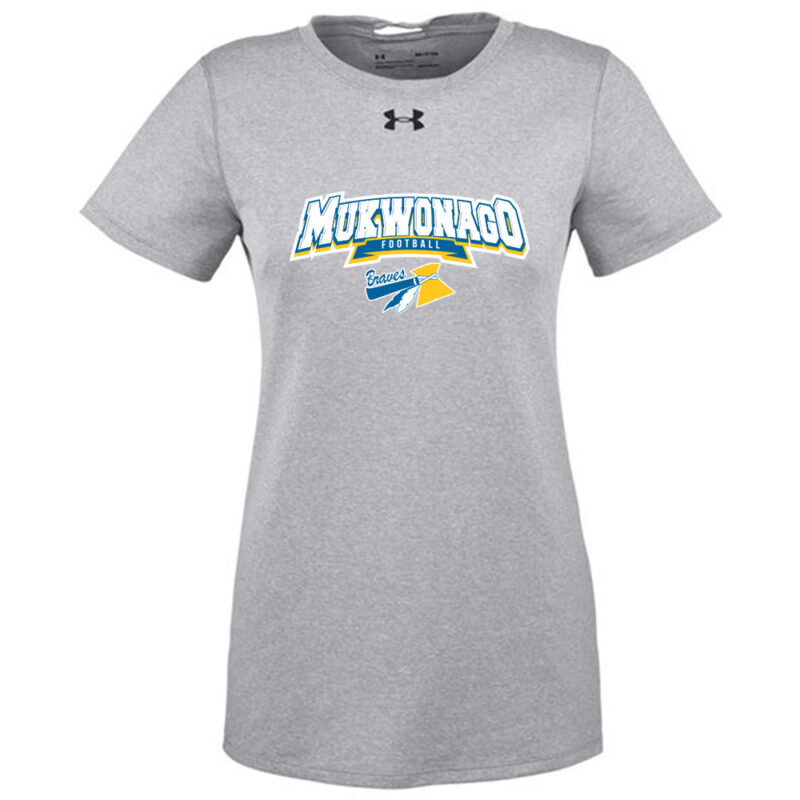 Braves Under Armour - Women's Team Tech T-Shirt - Grey
