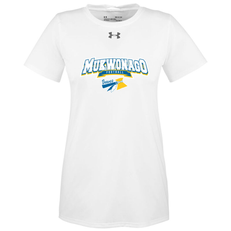 Braves Under Armour - Women's Team Tech T-Shirt - White